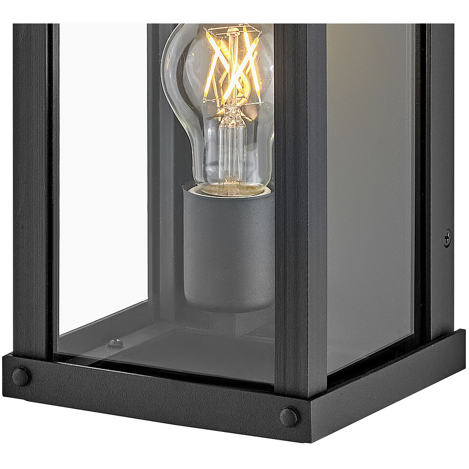 Beckham Outdoor Wall Mount Lantern in Museum Black