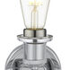 Edison Fenton 3 Light 25 inch Polished Chrome Bath Vanity Light Wall Light in Matte White Glass