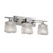 Veneto Luce 3 Light 26.5 inch Brushed Nickel Bath Bar Wall Light in Lace (Veneto Luce), Oval, Incandescent