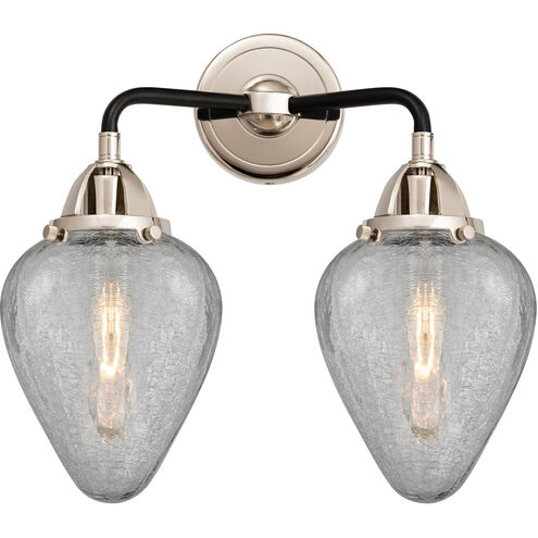 Nouveau 2 Geneseo LED 15 inch Black Polished Nickel Bath Vanity Light Wall Light