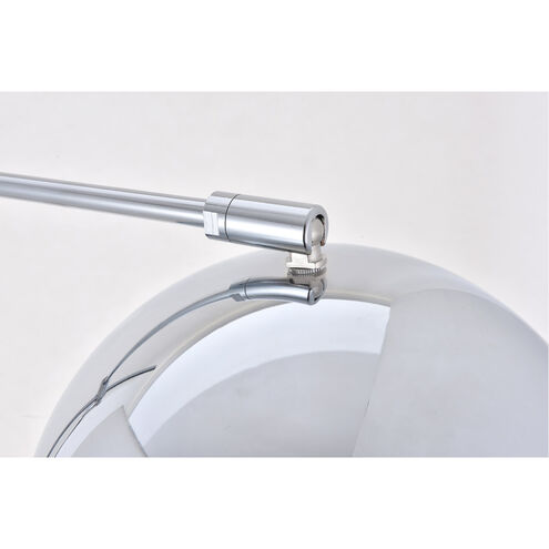 Aperture 67.8 inch 40 watt Chrome with White Marble Floor lamp Portable Light