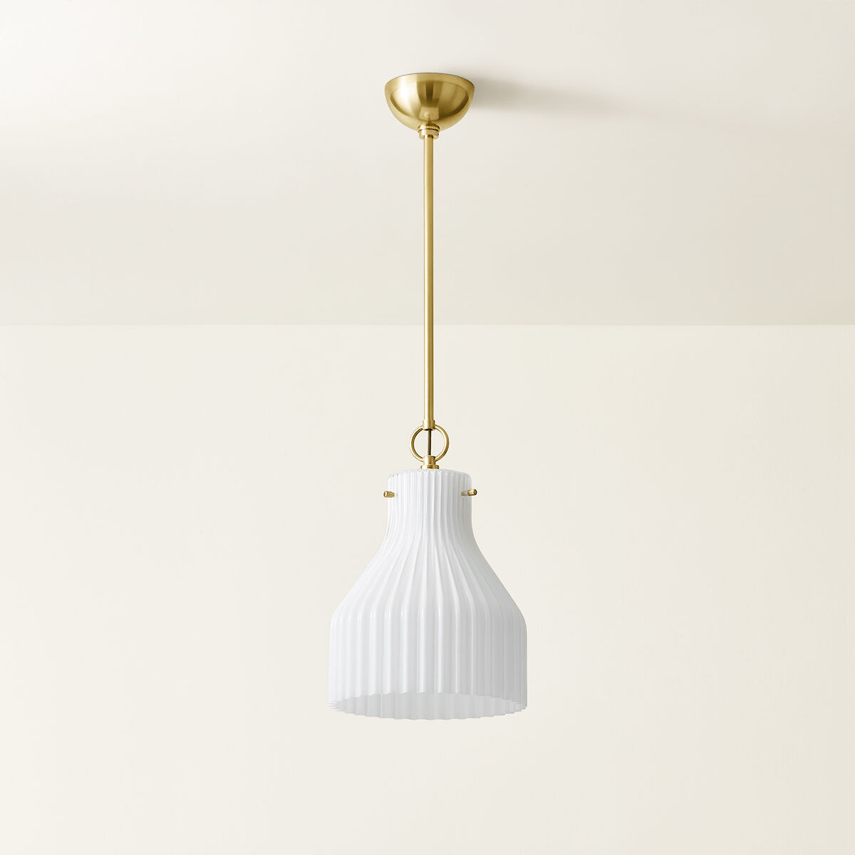 Corinthia 1 Light 10 inch Aged Brass Pendant Ceiling Light
