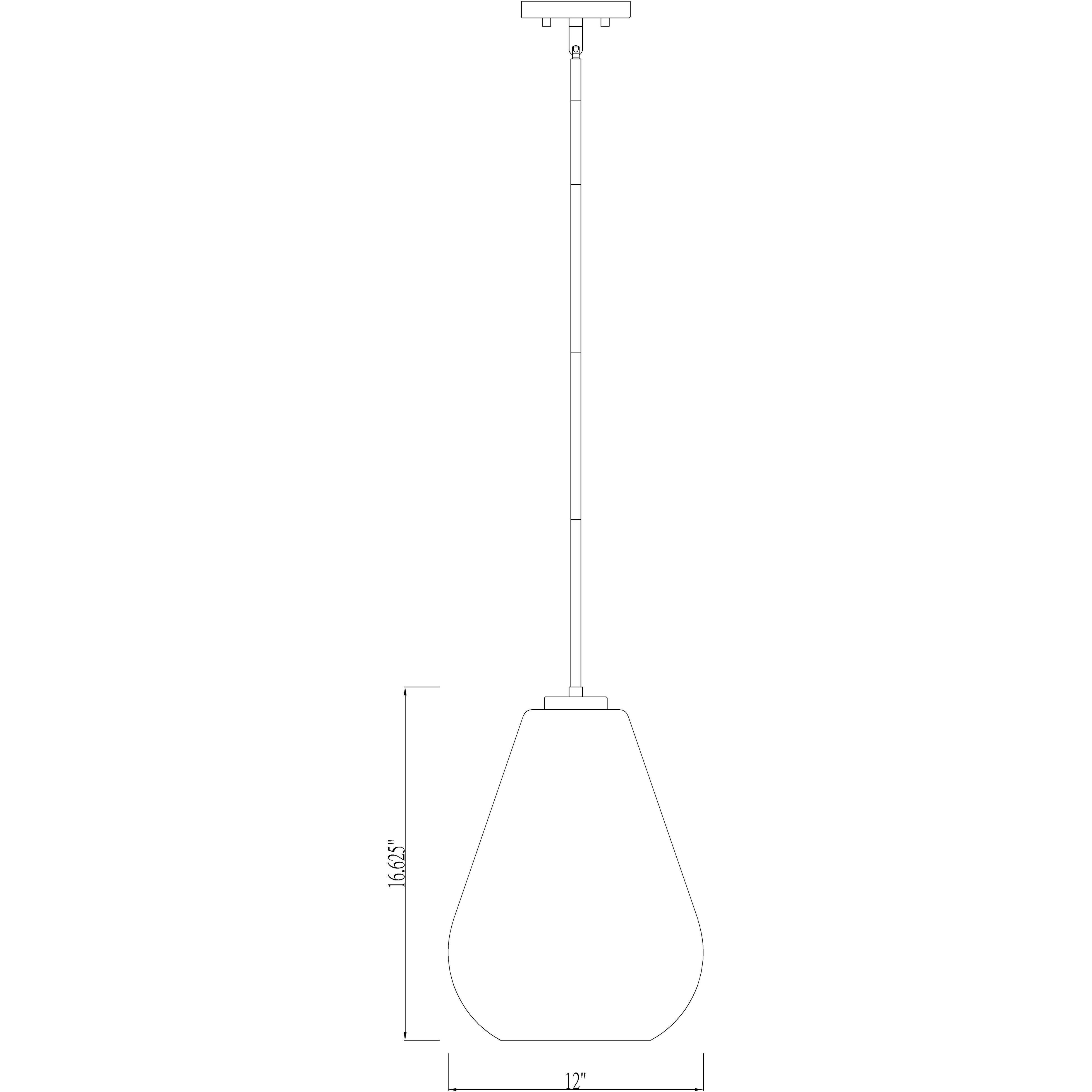 Ayra 1 Light 12 inch Olde Brass Pendant Ceiling Light