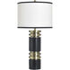 Drayton 33.75 inch 100 watt Drayton Gold Table Lamp Portable Light