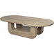 Disorder 68 X 32.5 inch Washed Walnut Coffee Table