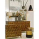 Gazelle Horns Dark Brown with Brown Dimensional Wall Art in Dark Brown and Brown
