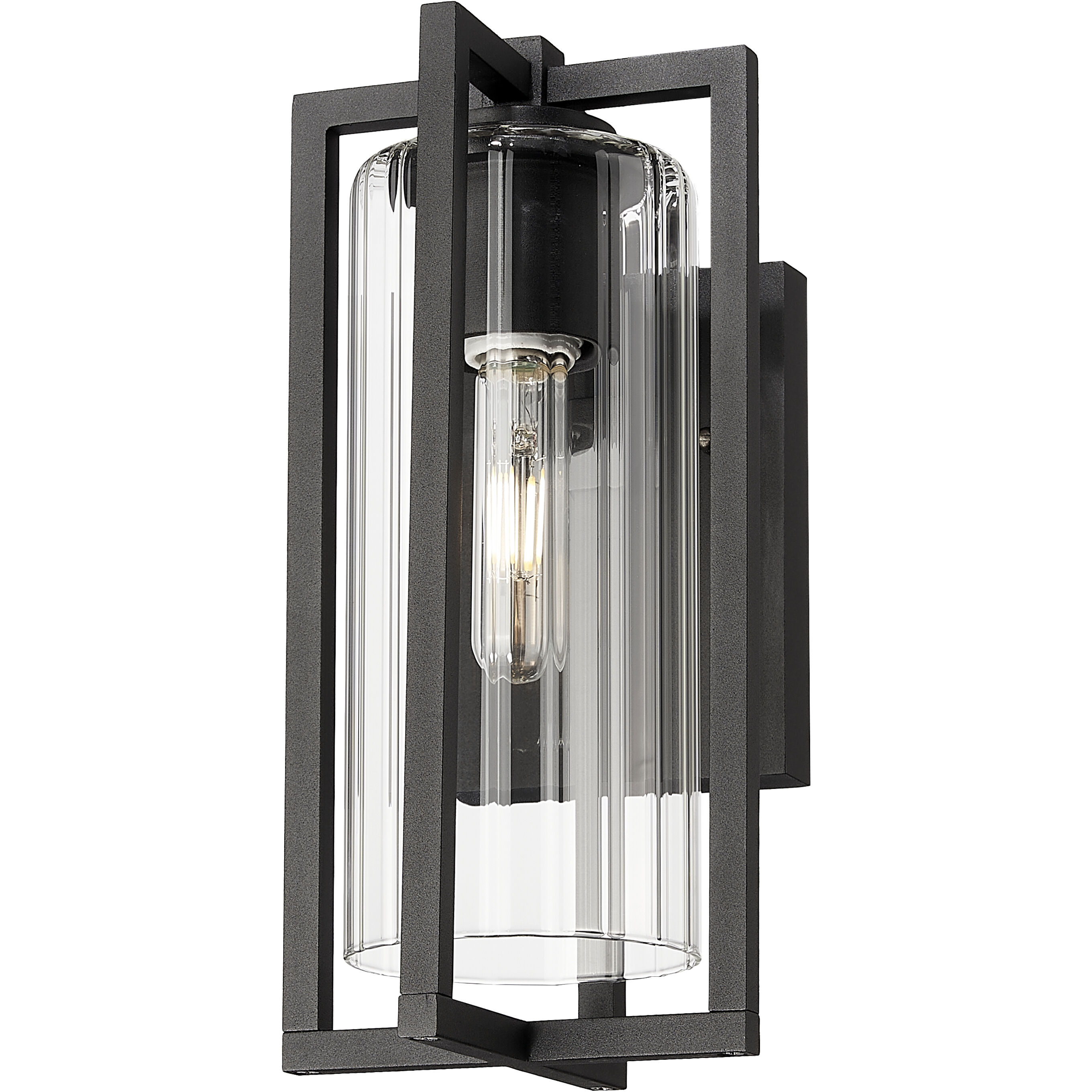 Aura Outdoor Wall Light in Black, G9