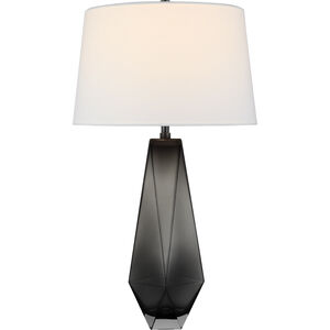 Chapman & Myers Gemma Smoked Glass Table Lamp, Medium