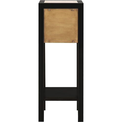Renwood 27 X 10 inch Natural with Black Accent Table