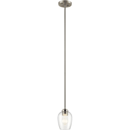 Valserrano 1 Light 5 inch Brushed Nickel Mini Pendant Ceiling Light