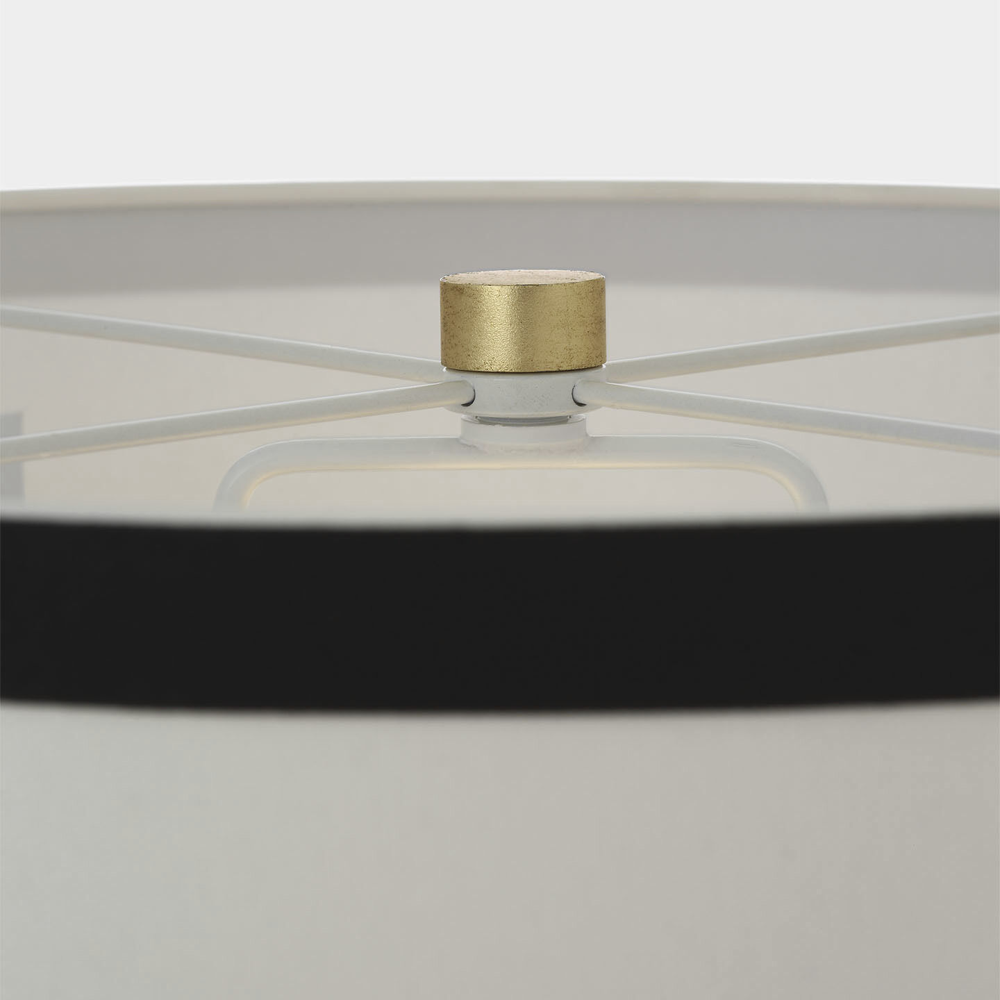 kate spade new york Walker 58 inch 4.6 watt Gild Cordless Floor Lamp Portable Light in Linen with Black Linen Trim