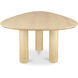 Finley 59.5 X 51.75 inch Natural Dining Table