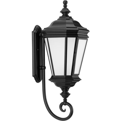 Crawford 1 Light 29 inch Textured Black Outdoor Wall Lantern, Large