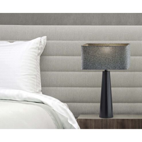 Lillian 26 inch 100.00 watt Black Table Lamp Portable Light