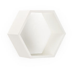 Lisa Kahn 18 inch White Wall Box