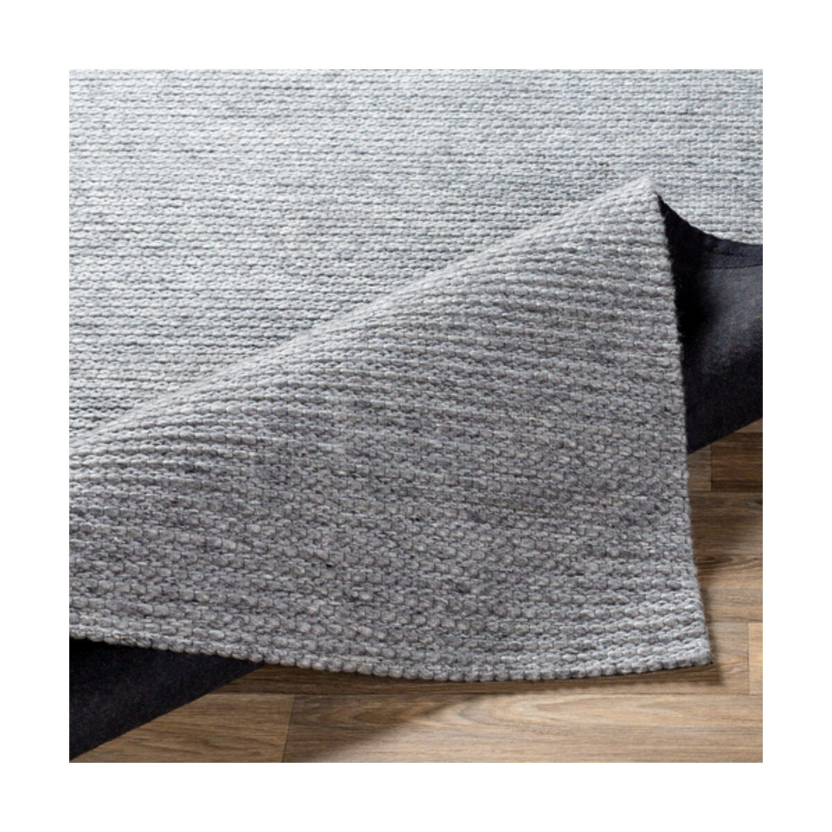 Marlowe 36 X 24 inch Medium Gray/Black Rugs, Rectangle