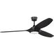 Selen 60 inch Midnight Black Ceiling Fan