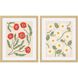 Florals Collection Green Framed Art