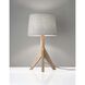 Eden 100.00 watt Table Lamp Portable Light in Natural