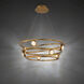 Beyond Wraparound LED 29 inch Aged Brass Pendant Ceiling Light