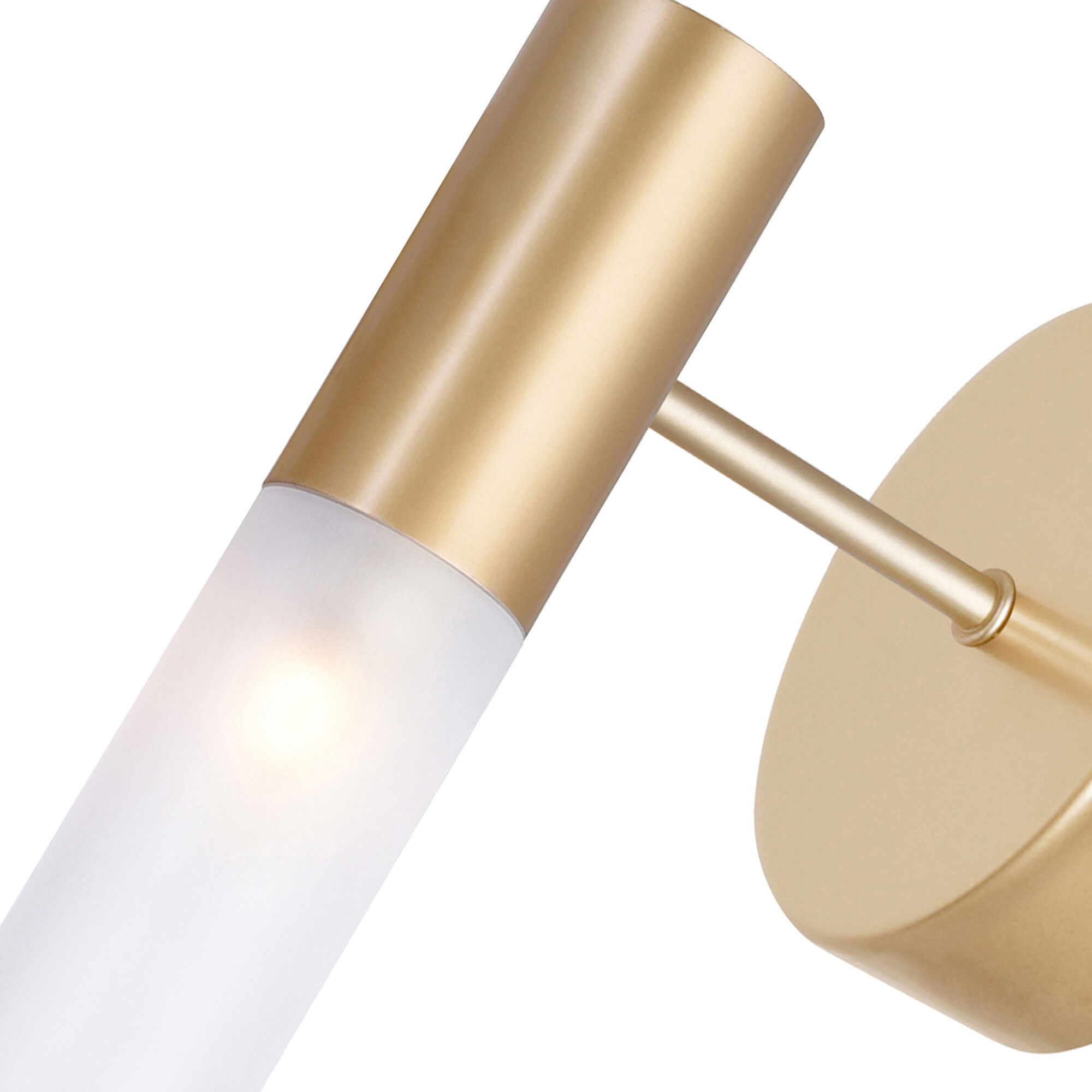 Pipes LED 5 inch Brass Wall Sconce Wall Light