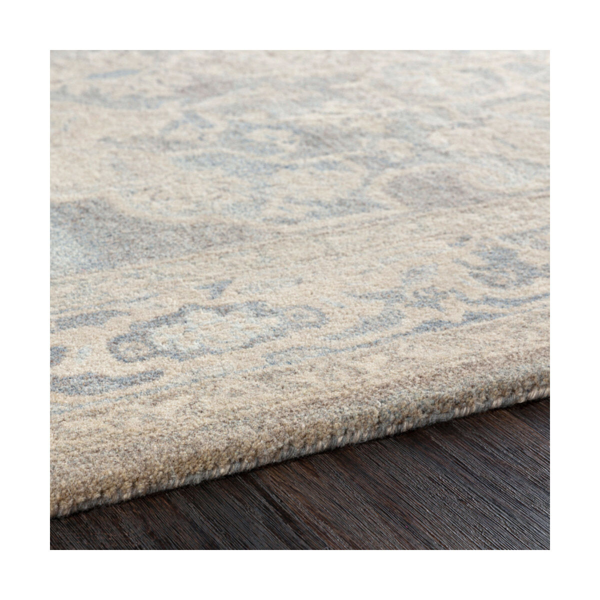 Mountain 36 X 24 inch Dark Brown/Khaki/Medium Gray/Charcoal Rugs, Rectangle