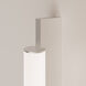 Keel LED 2 inch Bright Satin Aluminum ADA Wall Bar Light Wall Light