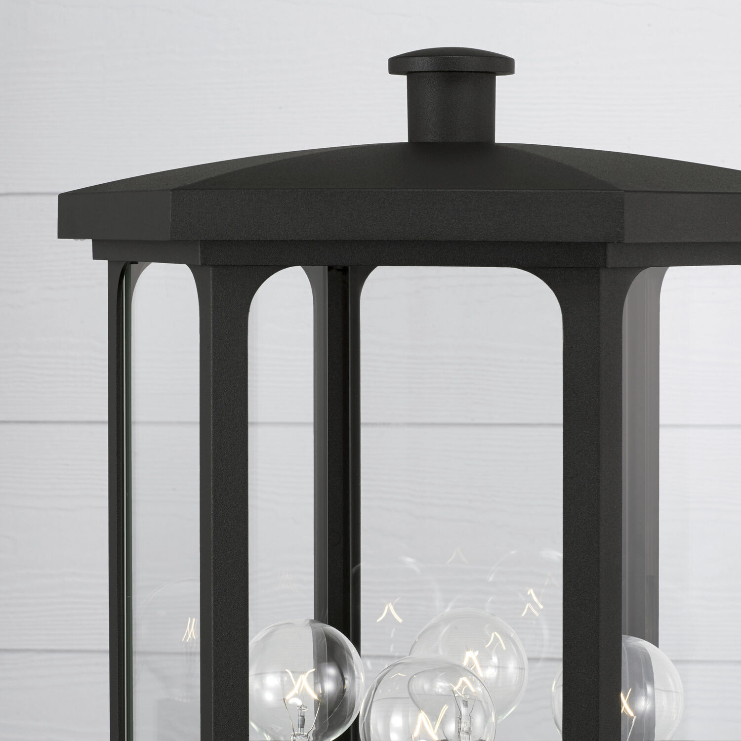 Walton 4 Light 22 inch Black Outdoor Post Lantern