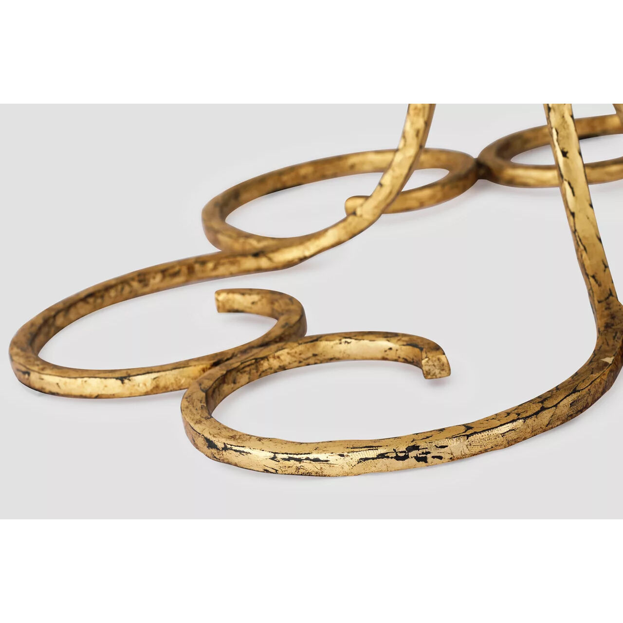 AERIN Shae 64.5 inch 15 watt Gilded Iron Sculpted Floor Lamp Portable Light in Linen Scallop