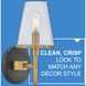 Marten LED 6.25 inch Heritage Brass Bath Light Wall Light