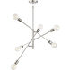 Contemporary 6 Light 26.00 inch Chandelier