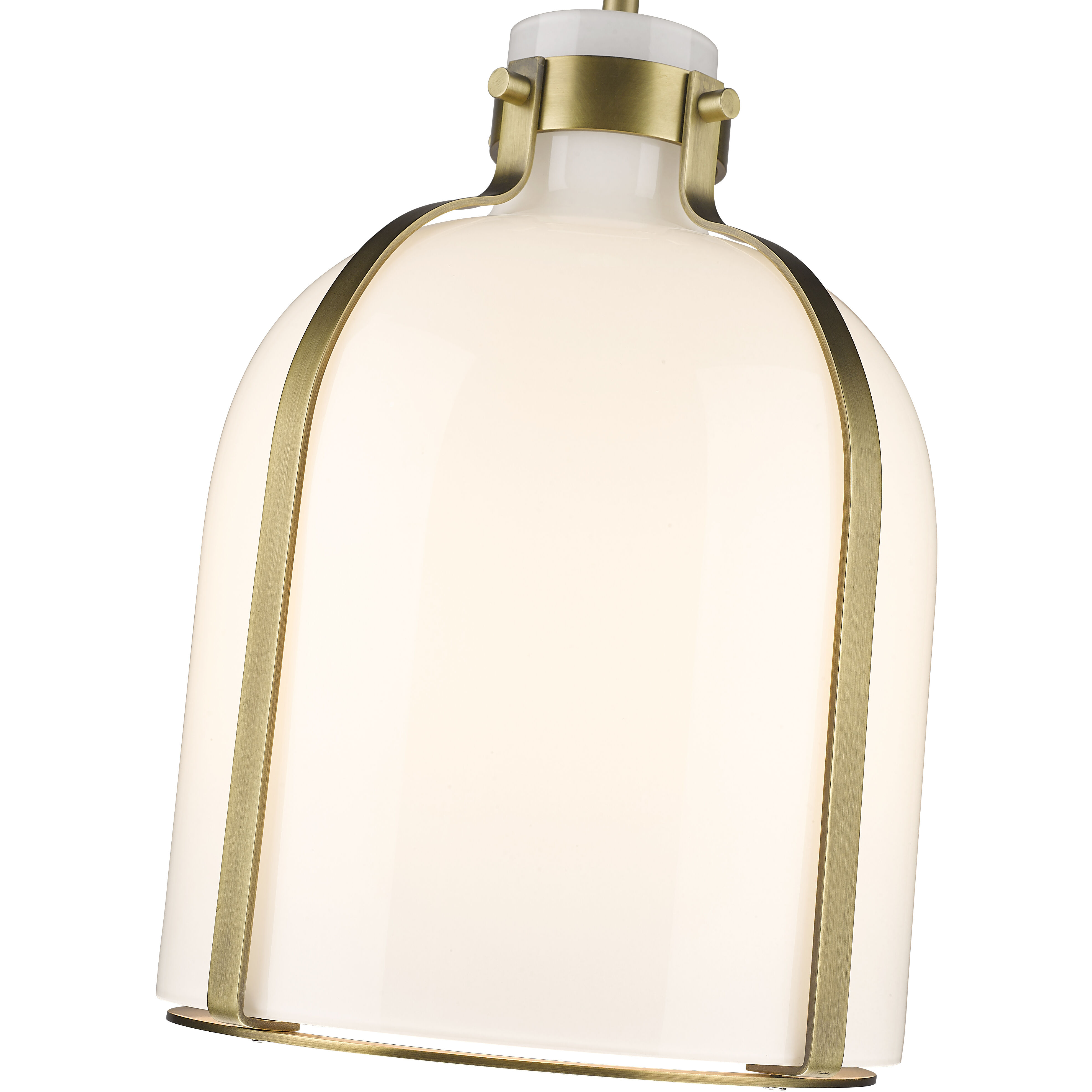 Pearson 1 Light 9.75 inch Rubbed Brass Pendant Ceiling Light in Rubbed Bronze
