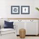 Seaside Blues Blue Framed Art