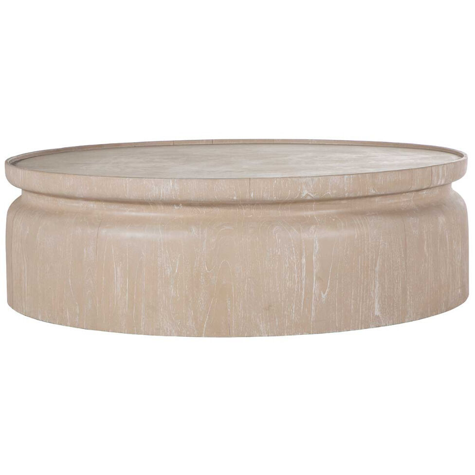 Marta 50 X 50 inch Cerused Light Natural Coffee Table