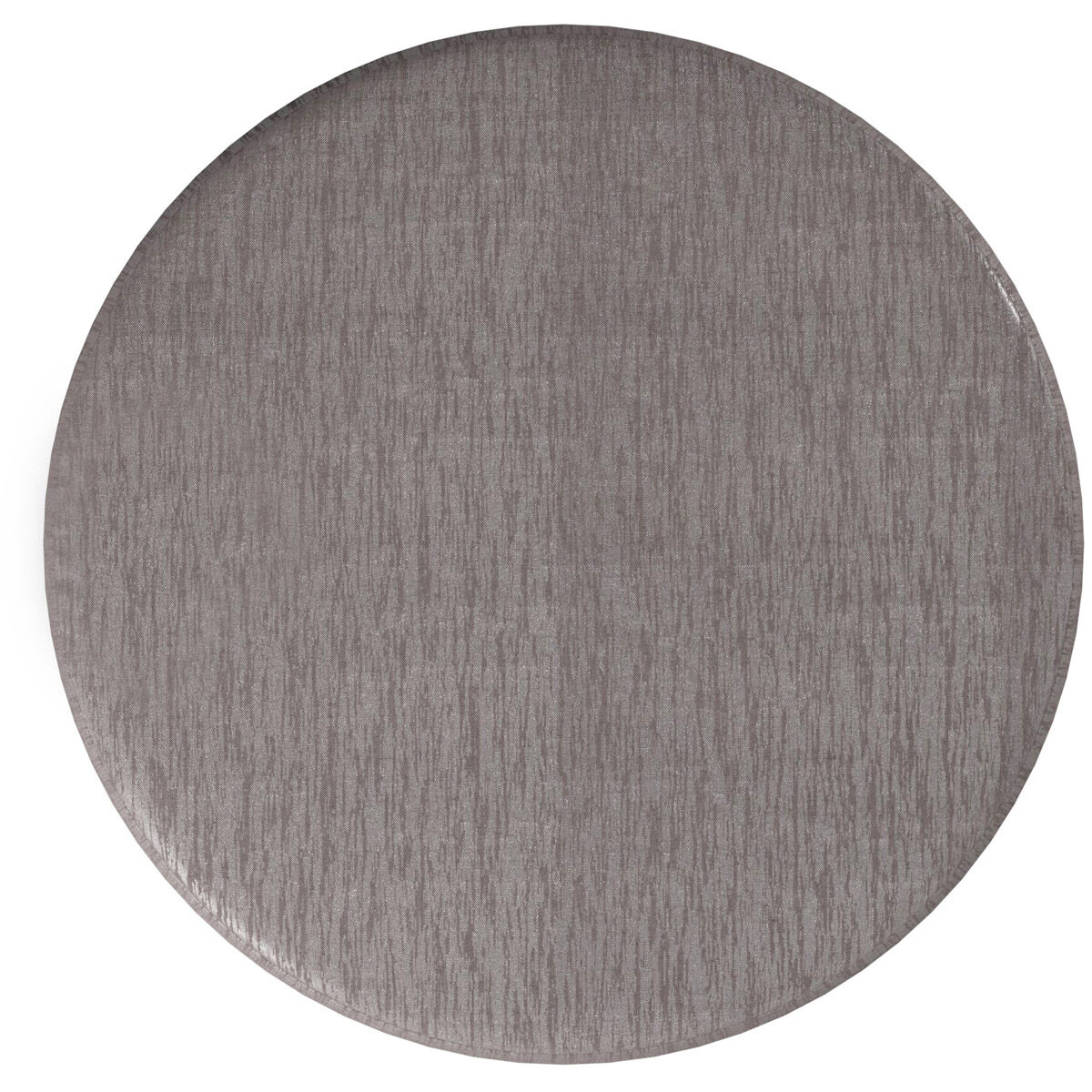 Universal 18 inch Glam Zinc Round Ottoman with Slipcover