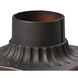 Outdoor Accessories 6.13 inch Clay Bronze Outdoor Pier Mount