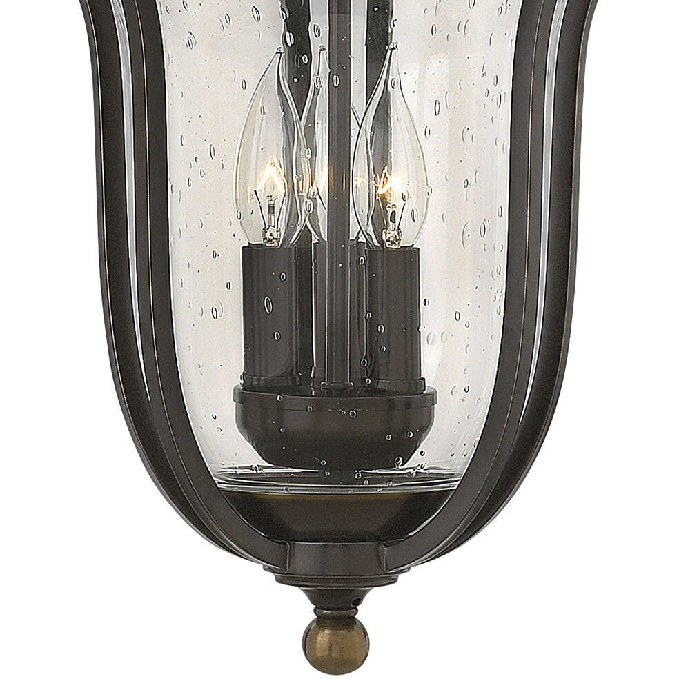 Bolla 3 Light 11 inch Olde Bronze Outdoor Hanging Lantern