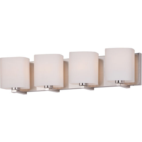 Wrap 4 Light 26 inch Satin Nickel Bath Vanity Wall Light
