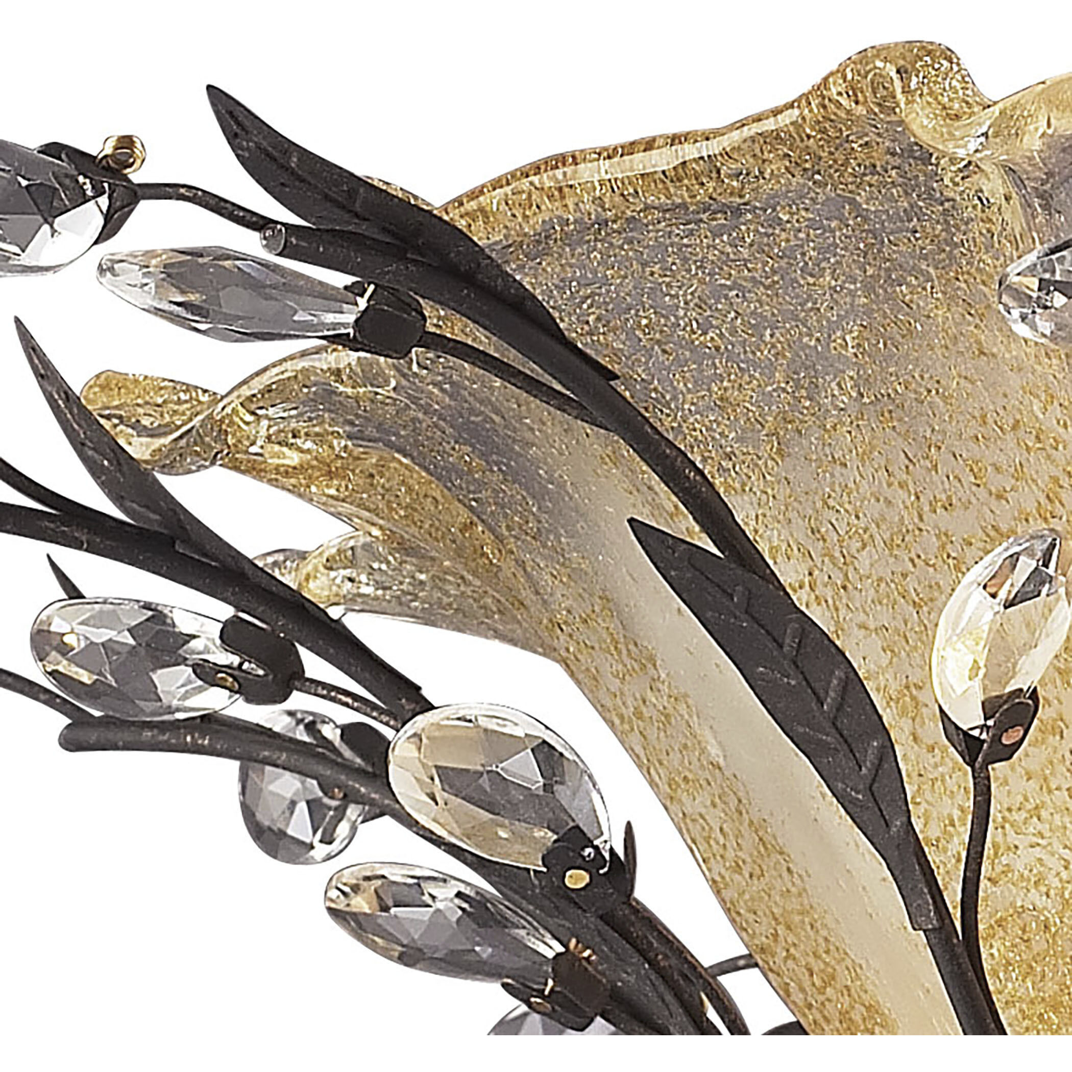 Circeo 2 Light 24 inch Deep Rust Semi Flush Mount Ceiling Light