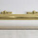Chapman & Myers Cabinet Maker 50 watt 24 inch Hand-Rubbed Antique Brass Picture Light Wall Light