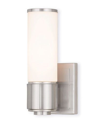 Weston 1 Light 5 inch Brushed Nickel ADA ADA Wall Sconce/ Bath Vanity Wall Light