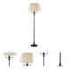 Signature 59 inch 60 watt Dark Bronze Floor Lamp Portable Light