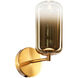 Refrax 1 Light 4.75 inch Aged Gold Brass Wall Sconce Wall Light