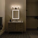 Gioe 3 Light 24.25 inch Black Vanity Light Wall Light