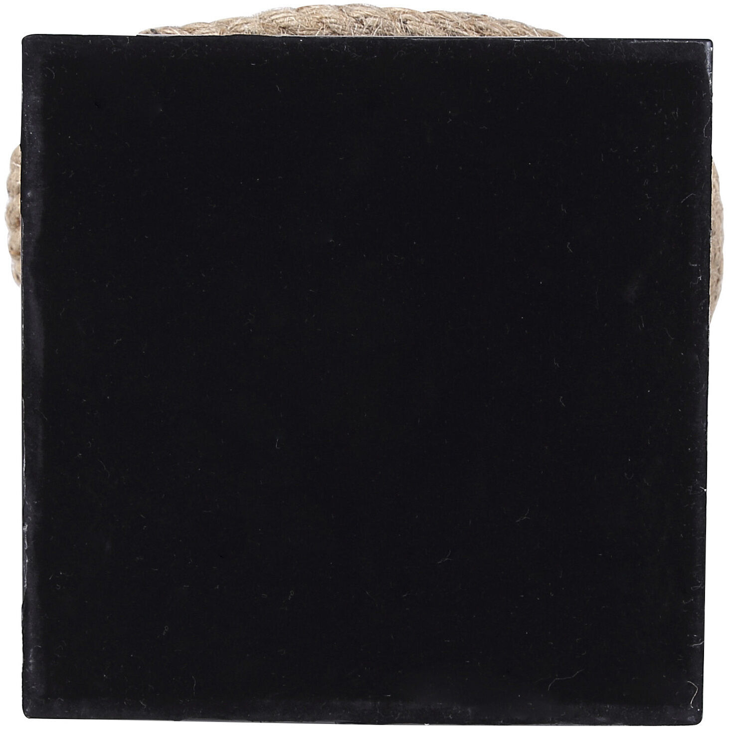 Collie 12.75 inch 60.00 watt Matte Black and Rope Table Lamp Portable Light