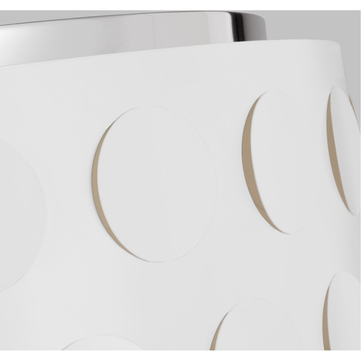 kate spade new york Dottie 4 Light 27.38 inch Polished Nickel Flush Mount Ceiling Light