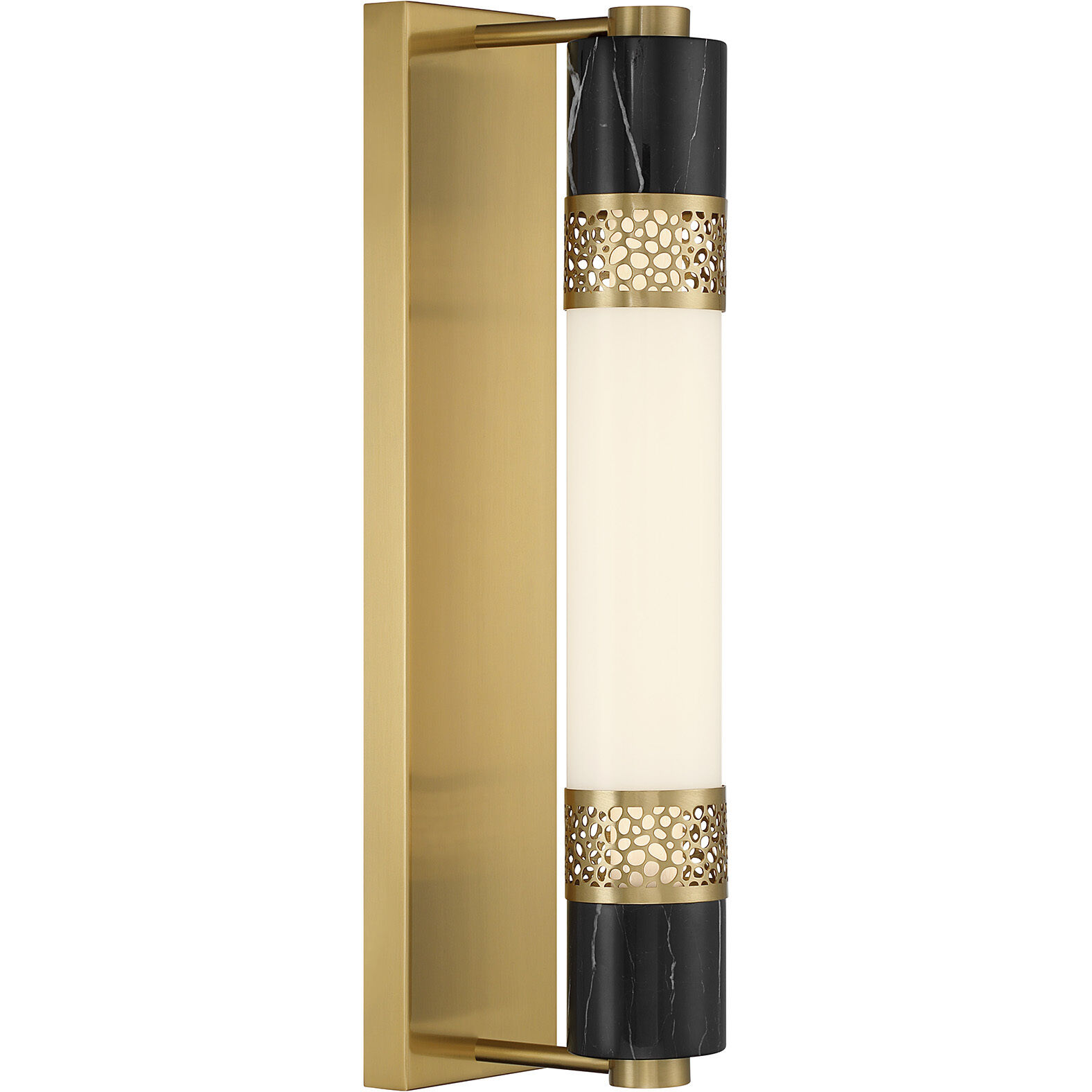 Farrell LED 4.5 inch Warm Brass Wall Sconce Wall Light