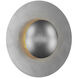 Blaze LED 4 inch Silver Leaf Wall Sconce Wall Light in 24in.