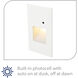 WAC 120V Step Light LED 1.5 inch White ADA Step and Wall Light in Amber, WAC Lighting