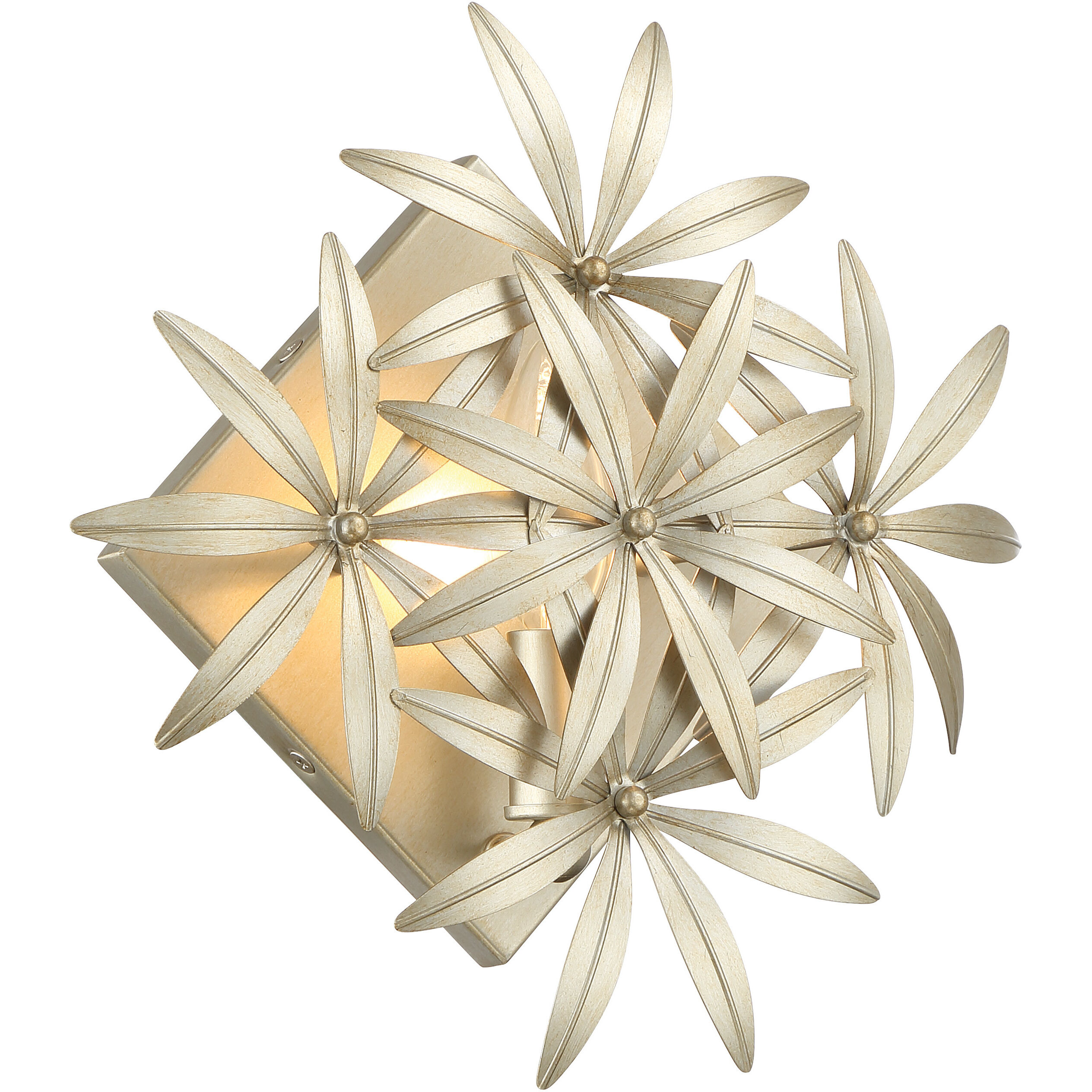 Flower Child 1 Light 12 inch Ambry Gold Wall Sconce Wall Light